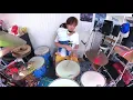 【Dlog】抱っこしながらドラムを叩いて子供を寝かしつける動画【はたらくくるま1】