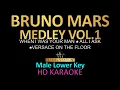 Download Lagu BRUNO MARS MEDLEY KARAOKE ( Male Lower Key ) | Lariel Station |