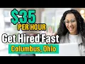 Urgent Immediate Hire Jobs in Columbus Ohio
