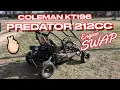 EASILY SWAP Coleman KT196 to Harbor Freight Predator 212