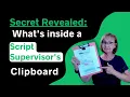 What s inside a Script Supervisor s clipboard