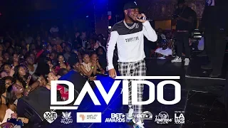 davido performing if and other hits during bet awards weekend at belasco theater in los angeles