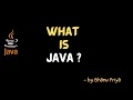 What is Java Lec-1 Java Tutorial BhanuPriya