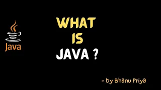 What is Java Lec-1 Java Tutorial BhanuPriya