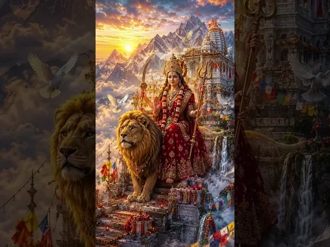 🔱 🙏 माँ दुर्गा की कृपा जिस पर हो, उसका कोई बाल भी बाँका नहीं कर सकता ❤️🚩 | जय माता दी 🌺 #shorts
