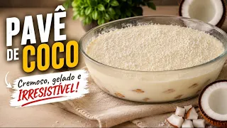 FAZ PARA O FINAL DE SEMANA! PAVÊ FÁCIL E RÁPIDO DE PREPARAR 