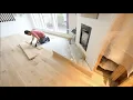 Wide plank solid white oak flooring