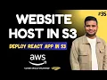 Host Static Website on S3 HTML AWS Tutorial