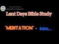 Lenten Message / Meditation in Bible / Sis Rexlin / தியானம்/ CSI Christ Church Tuckerammalpuram