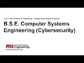 Fulton Schools Degree Webinar Computer Systems Engineering Cybersecurity