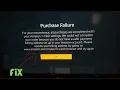 Purchase Failure Amazon Fire Stick Fix