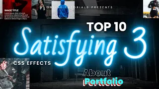Top 10 Satisfying CSS Only Hover and Animation Effects Vol 03
