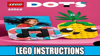LEGO Instructions | Dots | 30560 | Pineapple Photo Holder and Mini Board