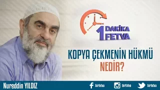Kopya çekmenin hükmü nedir?