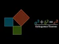 Derivation of Pythagorean Theorem using Animation Animation with Python Manim Math Animation