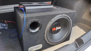 jbl 1300 w subwoofer with 2 channel amplifier installation in skoda tushargurujiibhopal 6268777684