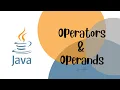 Java Free Course Part 5 Operators Operands