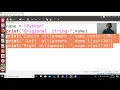 Unit IV - Part-III-String Handling