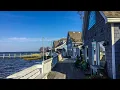 See the Waterfront Shops in Duck NC in Outer Banks with nice view of the waters and lots of shops