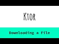 9 Ktor Response - Downloading a File