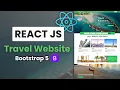 React JS Travel Website Bootstrap 5 Web Design