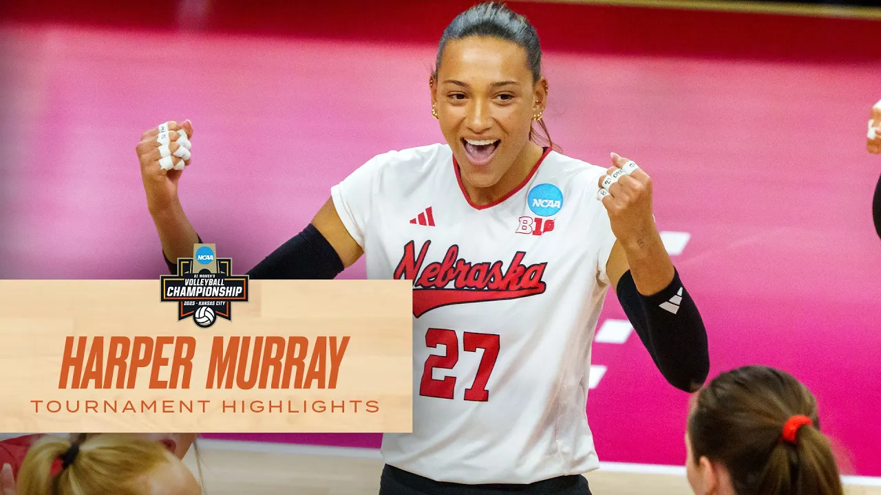 Harper Murray 2025 NCAA volleyball tournament highlights