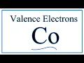 How to Find the Valence Electrons for Cobalt Co