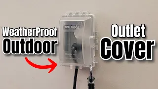 How To Install Weatherproof Outdoor Outlet Cover Easy Simple
