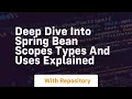 Deep dive into spring bean scopes types and uses explained