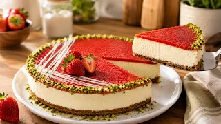 😍 Kafedekilerden Daha Güzel Cheesecake Yaptım! Bir dilim asla yetmez ❤️