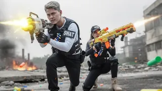 Nerf Gun War : Tactical SWAT Nerf Guns Fight Foiling The Obsidian Order's Scheme
