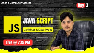 Java Script Variables Data Types Explained Day - 3