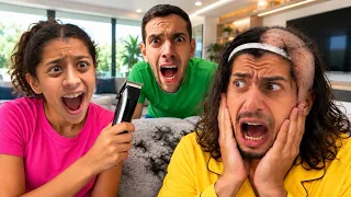 Ma SŒUR a RASÉ les CHEVEUX de mon FRÈRE en CACHETTE…? 😱💇‍♂️ (8 ANS de POUSSE ! 💔)