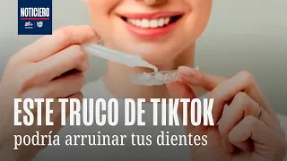 Truco viral para blanquear dientes de forma casera podría causar daños graves