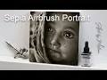 Download Lagu Sepia Airbrush Portrait - Step by Step Tutorial