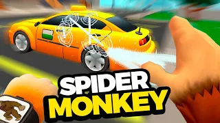 Soy un BIG MONKEY con poderes de Spider-Man (SPIDER MONKEY)