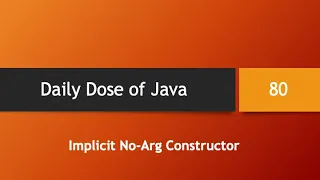 Daily Dose of Java -