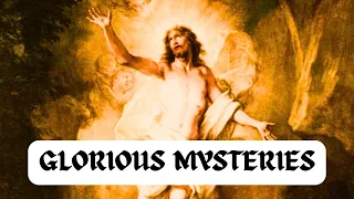 Fast Rosary TODAY with Sacred Art - Glorious Mysteries Wed Sun Catholic Prayers