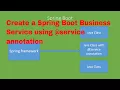 Create a Spring Boot Business Service using service