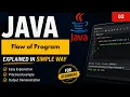 Flow of Program Learn Java in Tamil Code for Cash