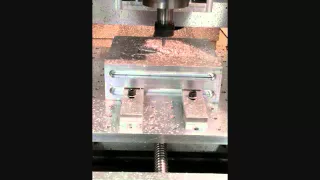 Milling a bronco symbol in aluminum