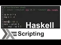 Haskell scripting and Vim syntax highlighting