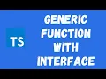 50 Create Another example of Generic Function along with interface in the TypeScript