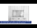 Hamilton Hills Trifold Vanity Mirror Solid Hinged Sided Tri-fold Beveled Mirrored