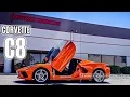 The Ultimate Lambo Door Upgrade for the Chevrolet Corvette C8 Installed by the Vertical Doors Inc