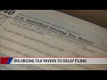 IRS urges Coloradans to delay tax filing