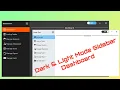 Java Swing Dashboard Modern Responsive Scrollable Sidebar Part 3 Adding Dark Light Mode