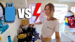 Propane cooking vs induction stove on a sailboat?