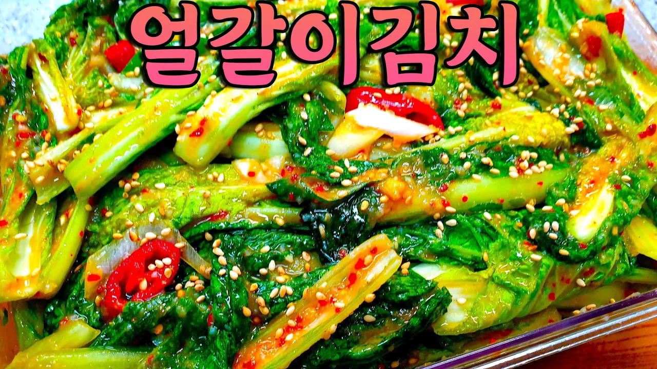 얼갈이김치