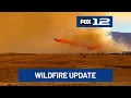 Oregon wildfire update Grasshopper Fire burns 6 houses 15 outbuildings in Wasco Co